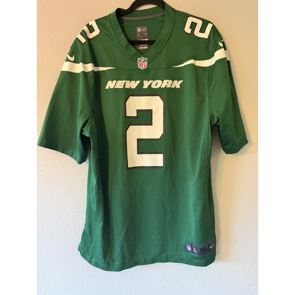 New York Jets Zach Wilson Nike Color Gotham Green Jersey Size Adult XL Football